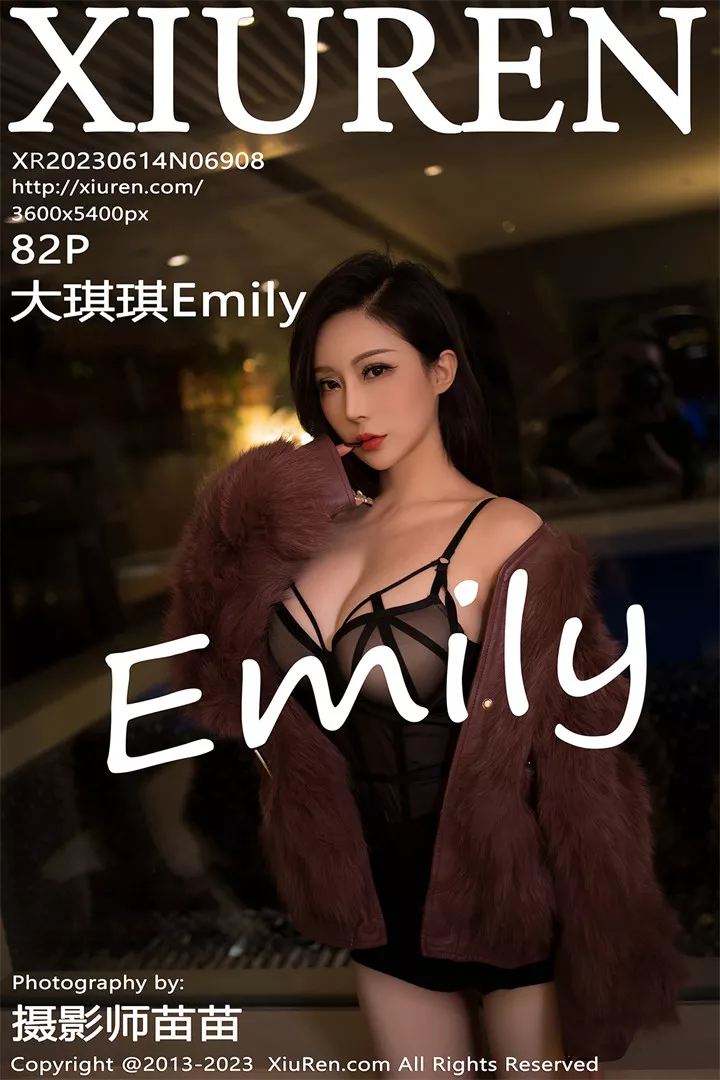 [XIUREN秀人网]XR20230614N06908 2023.06.14 大琪琪Emily[82+1P/539M]